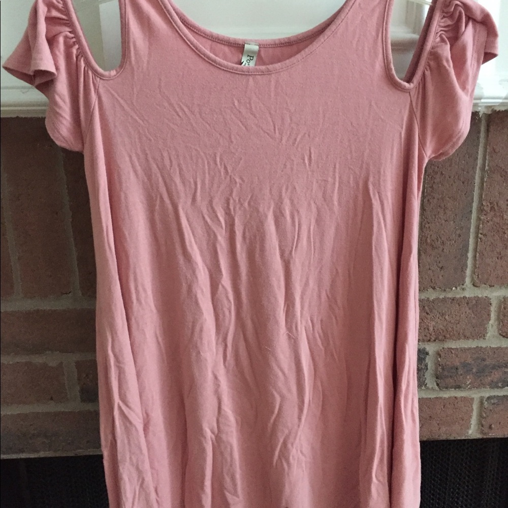Pomelo Pink Girls Medium Dress Tunic